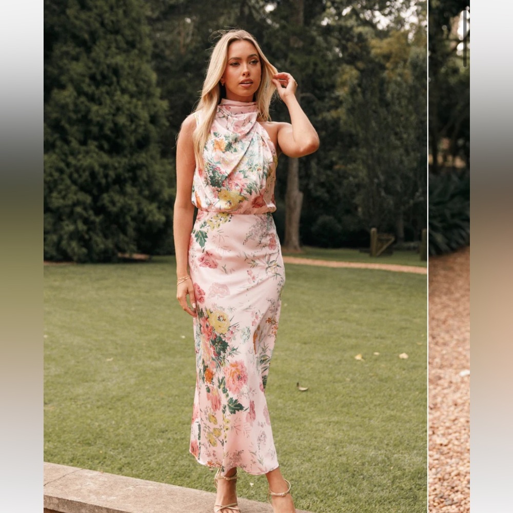 Petal and pup Annabelle dress in light pink